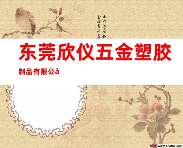东莞欣仪五金塑胶制品有限公司